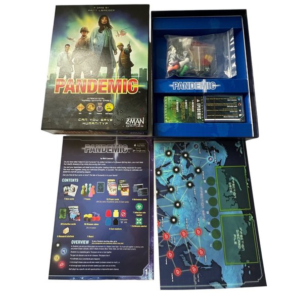 2012 New Pandemic board Game ages 8+ 2-4 player sealed cards - Picture 3 of 11